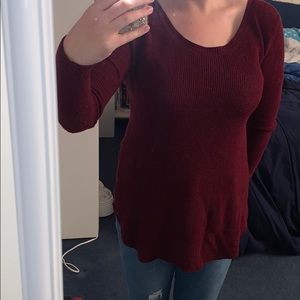 Maroon sweater